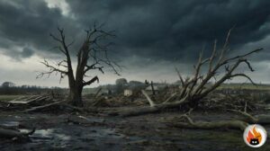 Dégâts causés par une tempête en France, www.myrty.eu - www.myrty.eu